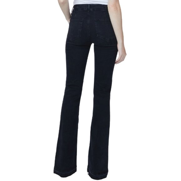 PAIGE Denim - PAIGE DENIM LOULOU MIDNIGHT DUSK FLARE TROUSER JEANS SZ 28 - NEW!